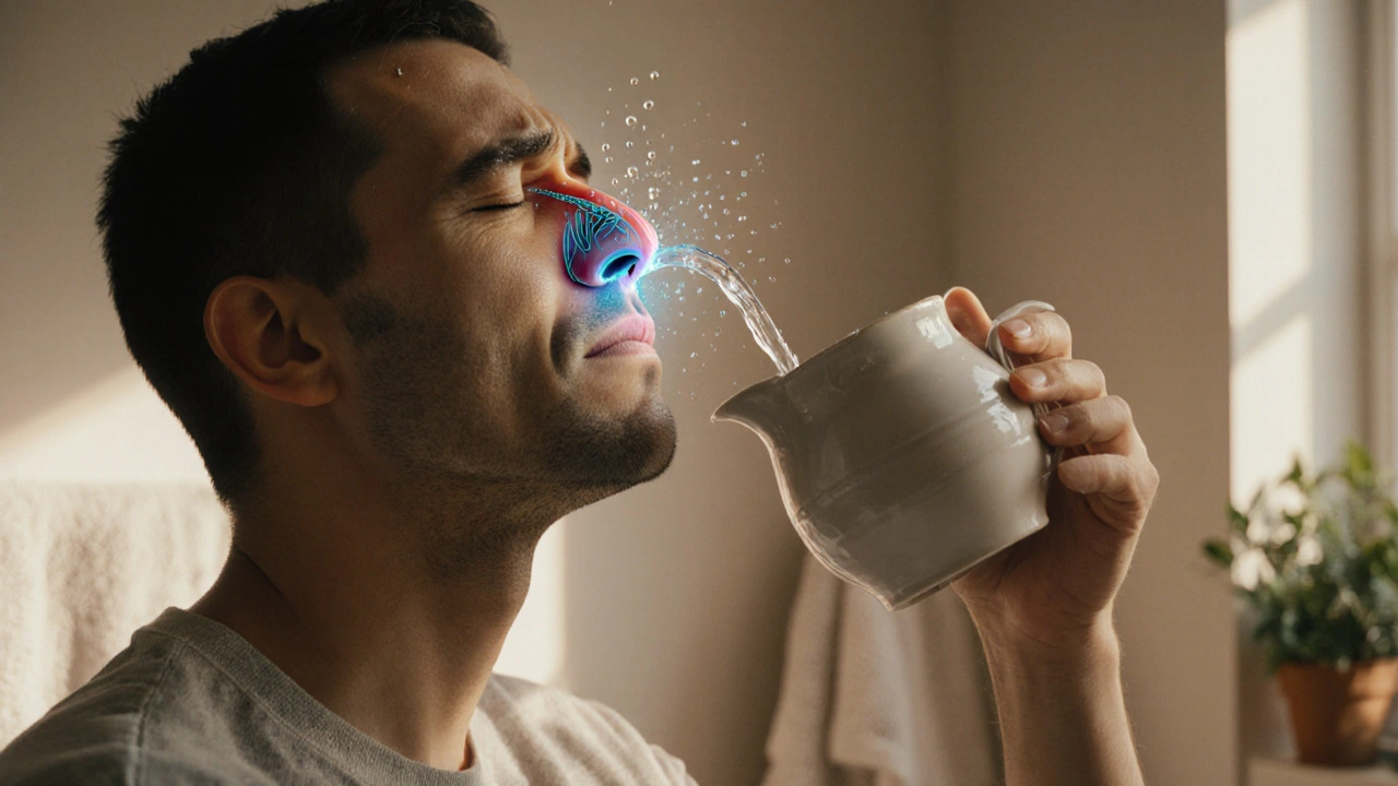 Saline Nasal Irrigation: Fast Relief for Stuffy Nose & Watery Eyes