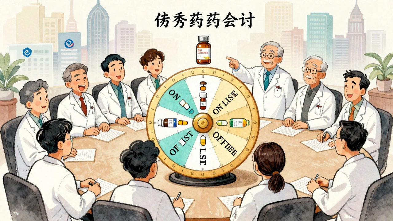 Committee of doctors and pharmacists decide which drugs are on the preferred list.