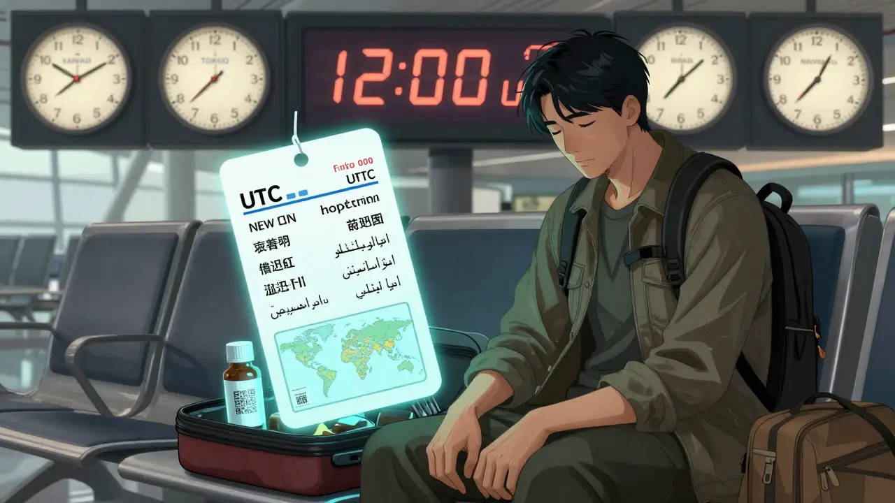 How to Read Prescription Labels When Traveling or Crossing Time Zones