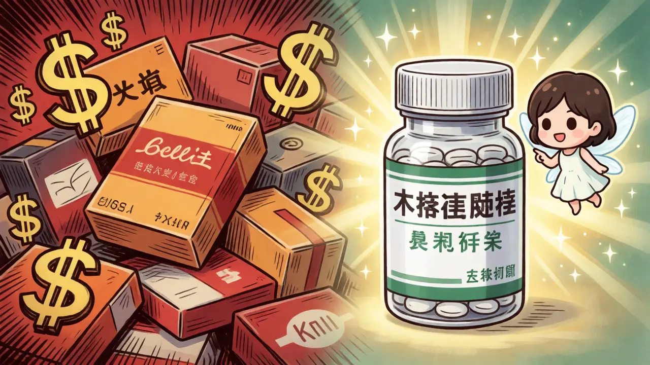 Comparison of expensive brand drugs versus affordable generic pills